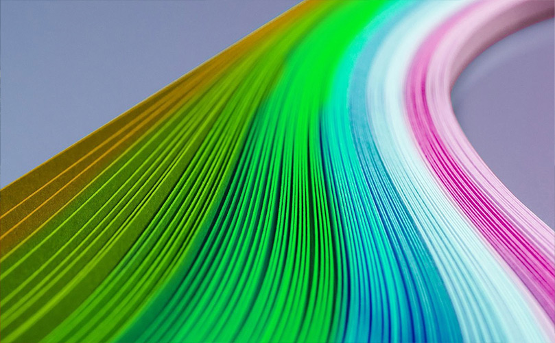 colorful line flow