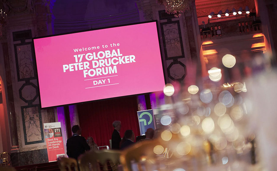 The 2025 Global Peter Drucker Forum took place at Vienna's Hofburg Palace.