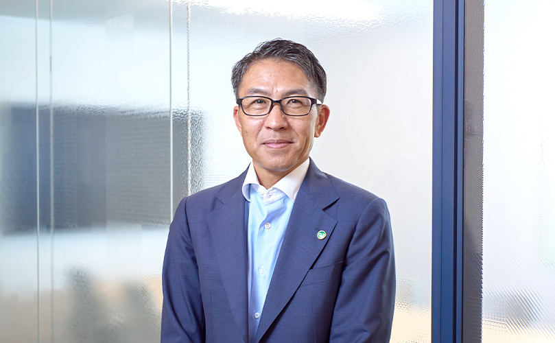 Photo of Takashi Yamanishi, Corporate Executive Officer, EVP, CSSO