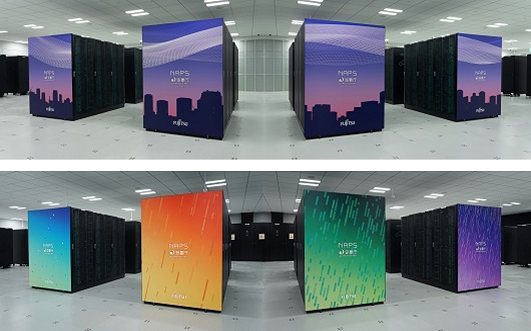 Linear precipitation zone prediction Supercomputer